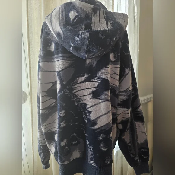 NWOT Free People We The Free Its a Vibe Printed Hoodie~ Butterfly Combo - Picture 7 of 10